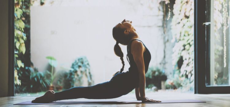 Maintaining a healthy lifestyle with yoga exercises