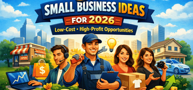 Best Small Business Ideas for 2026 (Low Cost + High Profit)